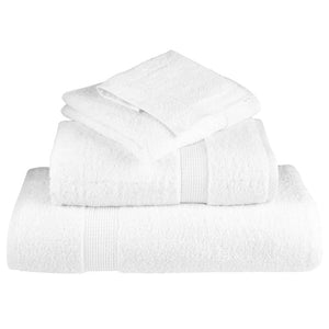 vidaXL 12 Piece Premium Towel Set White 600 gsm 100% Cotton