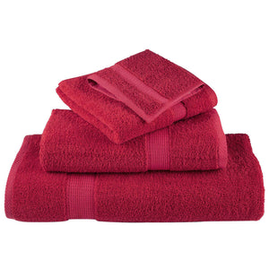 vidaXL 12 Piece Premium Towel Set Red 600 gsm 100% Cotton