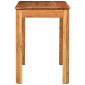 vidaXL Dining Table 110x55x76 cm Solid Wood Acacia