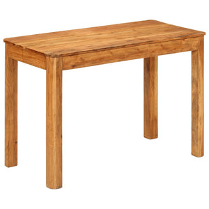 vidaXL Dining Table 110x55x76 cm Solid Wood Acacia