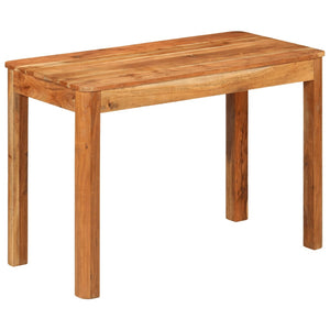 vidaXL Dining Table 110x55x76 cm Solid Wood Acacia