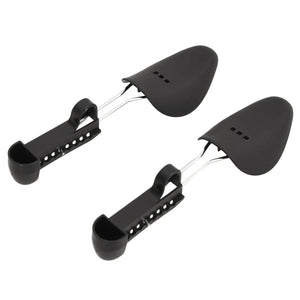 vidaXL Shoe Trees 5 Pairs Black EU 38-44 Plastic