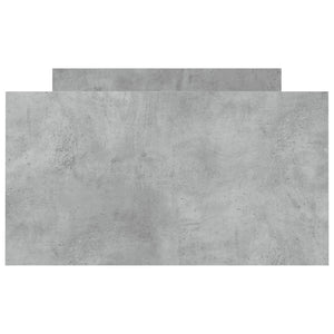 vidaXL Bed Frame without Mattress Concrete Grey 90x200 cm