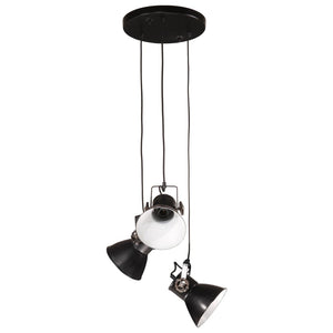 vidaXL Hanging Lamp 25 W Black 30x30x100 cm E27