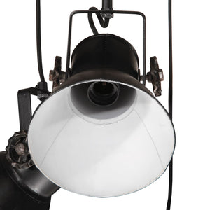 vidaXL Hanging Lamp 25 W Black 30x30x100 cm E27