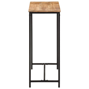 vidaXL Console Table 80x30x74 cm Solid Wood Mango and Iron