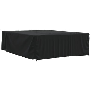 vidaXL Garden Furniture Cover Black 350x260x90cm 420D Oxford