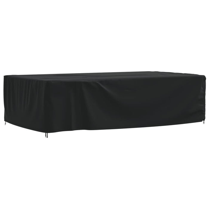 vidaXL Garden Furniture Cover Black 315x180x74 cm 420D Oxford