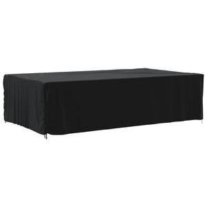 vidaXL Garden Furniture Cover Black 315x180x74 cm 420D Oxford