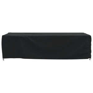 vidaXL Garden Furniture Cover Black 315x180x74 cm 420D Oxford