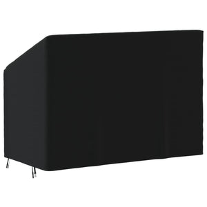 vidaXL 2-Seater Bench Cover Black 134x70x65/94 cm 420D Oxford