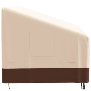 vidaXL 3-Seater Bench Cover Beige 204x86x48/73 cm 600D Oxford