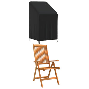 vidaXL Garden Chair Cover Black 70x70x85/125 cm 420D Oxford