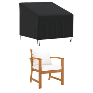 vidaXL Garden Chair Cover Black 90x90x50/75 cm 420D Oxford