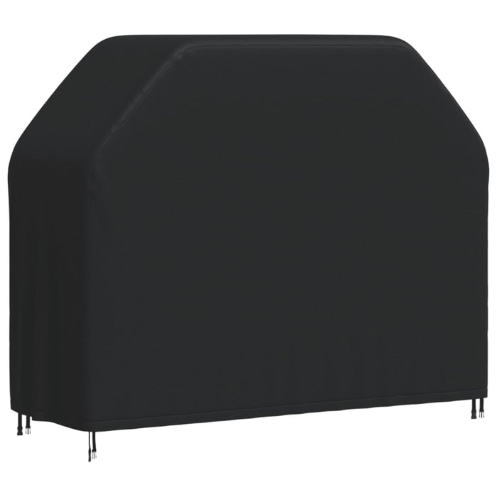 vidaXL BBQ Cover 140x58x106 cm Black 420D Oxford