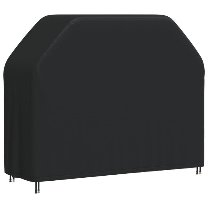 vidaXL BBQ Cover 162x61x122 cm Black 420D Oxford