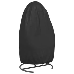 vidaXL Hanging Egg Chair Cover Black Ø 190x108 cm 420D Oxford