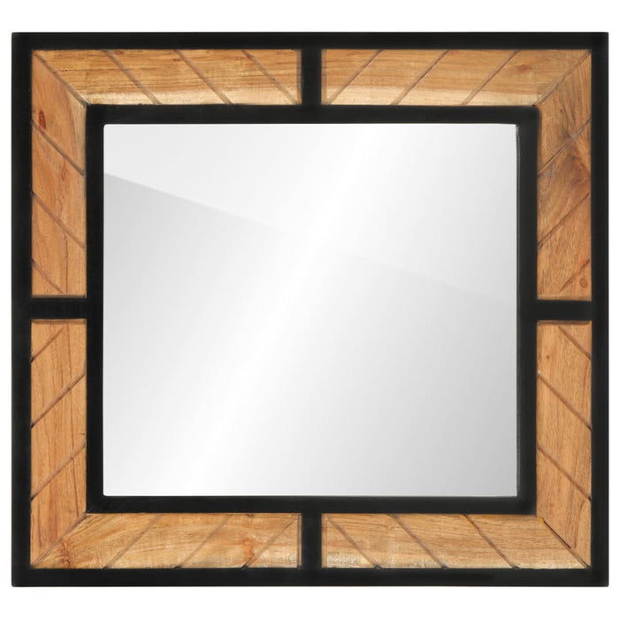 vidaXL Bathroom Mirror 60x1x55 cm Solid Wood Acacia