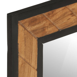 vidaXL Bathroom Mirror 60x1x55 cm Solid Wood Acacia