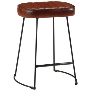 vidaXL Bar Stools 2 pcs Dark Brown 40x29.5x53 cm