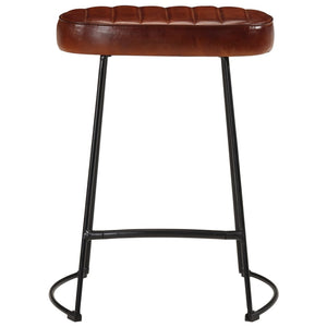 vidaXL Bar Stools 2 pcs Dark Brown 40x29.5x53 cm