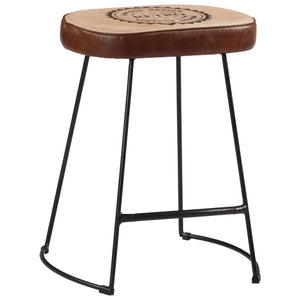 vidaXL Bar Stools 2 pcs Dark Brown 40x29.5x53 cm