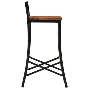 vidaXL Bar Chairs 2 pcs Solid Wood Acacia