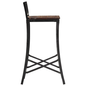 vidaXL Bar Chairs 4 pcs Solid Wood Reclaimed