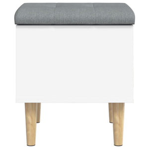 vidaXL Storage Bench White 42x42x46 cm Engineered Wood