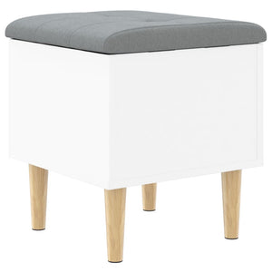 vidaXL Storage Bench White 42x42x46 cm Engineered Wood