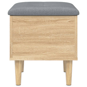 vidaXL Storage Bench Sonoma Oak 42x42x46 cm Engineered Wood