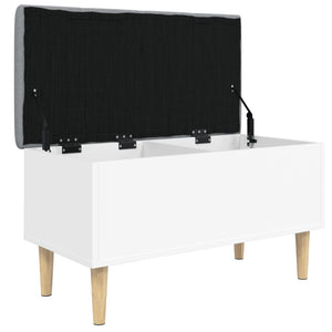 vidaXL Storage Bench White 82x42x46 cm Engineered Wood