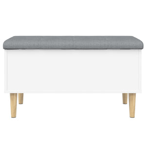 vidaXL Storage Bench White 82x42x46 cm Engineered Wood