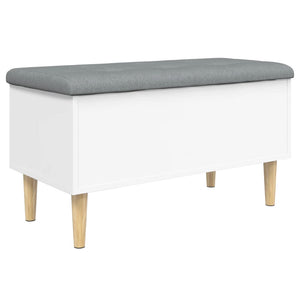 vidaXL Storage Bench White 82x42x46 cm Engineered Wood