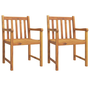 vidaXL 3 Piece Garden Dining Set Solid Wood Acacia