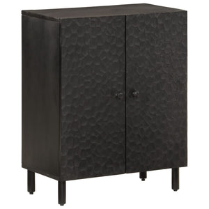 vidaXL Side Cabinets 3 pcs Black 60x33x75 cm Solid Wood Mango