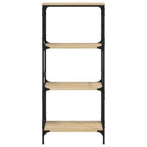 vidaXL Bookcase 4-Tier Sonoma Oak 59x35x132 cm Engineered Wood