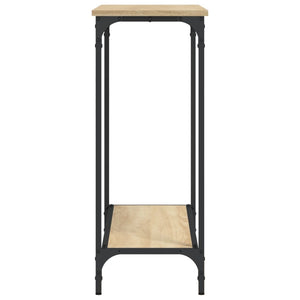 vidaXL Console Table Sonoma Oak 101x30.5x75 cm Engineered Wood