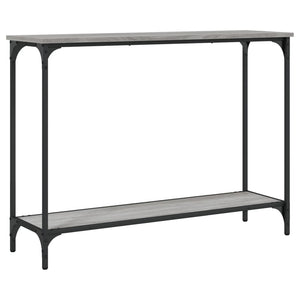 vidaXL Console Table Grey Sonoma 101x30.5x75 cm Engineered Wood