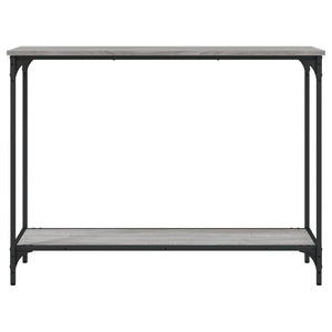 vidaXL Console Table Grey Sonoma 101x30.5x75 cm Engineered Wood