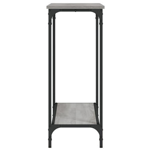 vidaXL Console Table Grey Sonoma 101x30.5x75 cm Engineered Wood