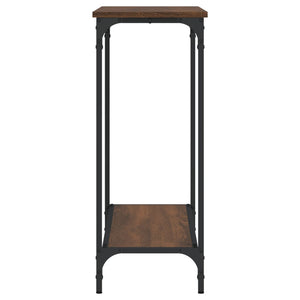 vidaXL Console Table Brown Oak 101x30.5x75 cm Engineered Wood