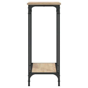 vidaXL Console Table Sonoma Oak 75x30.5x75 cm Engineered Wood