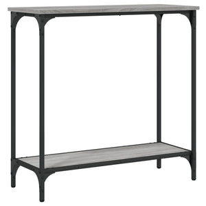 vidaXL Console Table Grey Sonoma 75x30.5x75 cm Engineered Wood