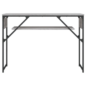 vidaXL Console Table with Shelf Grey Sonoma 105x30x75cm Engineered Wood