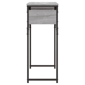 vidaXL Console Table with Shelf Grey Sonoma 75x30x75cm Engineered Wood