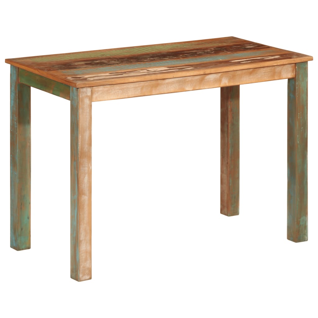 vidaXL Dining Table 110x55x76 cm Solid Wood Reclaimed