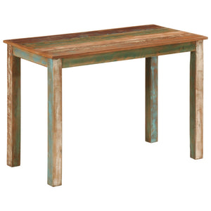 vidaXL Dining Table 110x55x76 cm Solid Wood Reclaimed