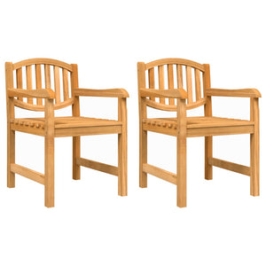 vidaXL 3 Piece Garden Dining Set Solid Wood Teak