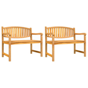 vidaXL 3 Piece Garden Dining Set Solid Wood Teak